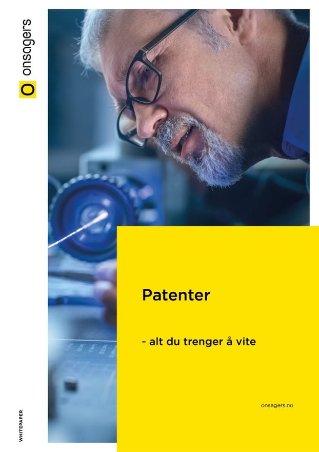 Onsagers - Alt du trenger å vite om patenter - sidekolonne